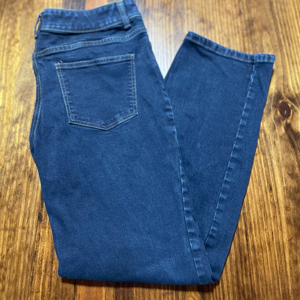 Talbots Simply Flattering 5-Pocket Jeans in a Dark Wash
